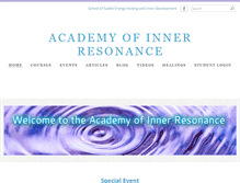 Tablet Screenshot of inner-resonance.org